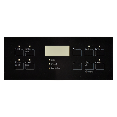 316419141CM Range / Oven Control Overlay (Faceplate) Replaces 316419141