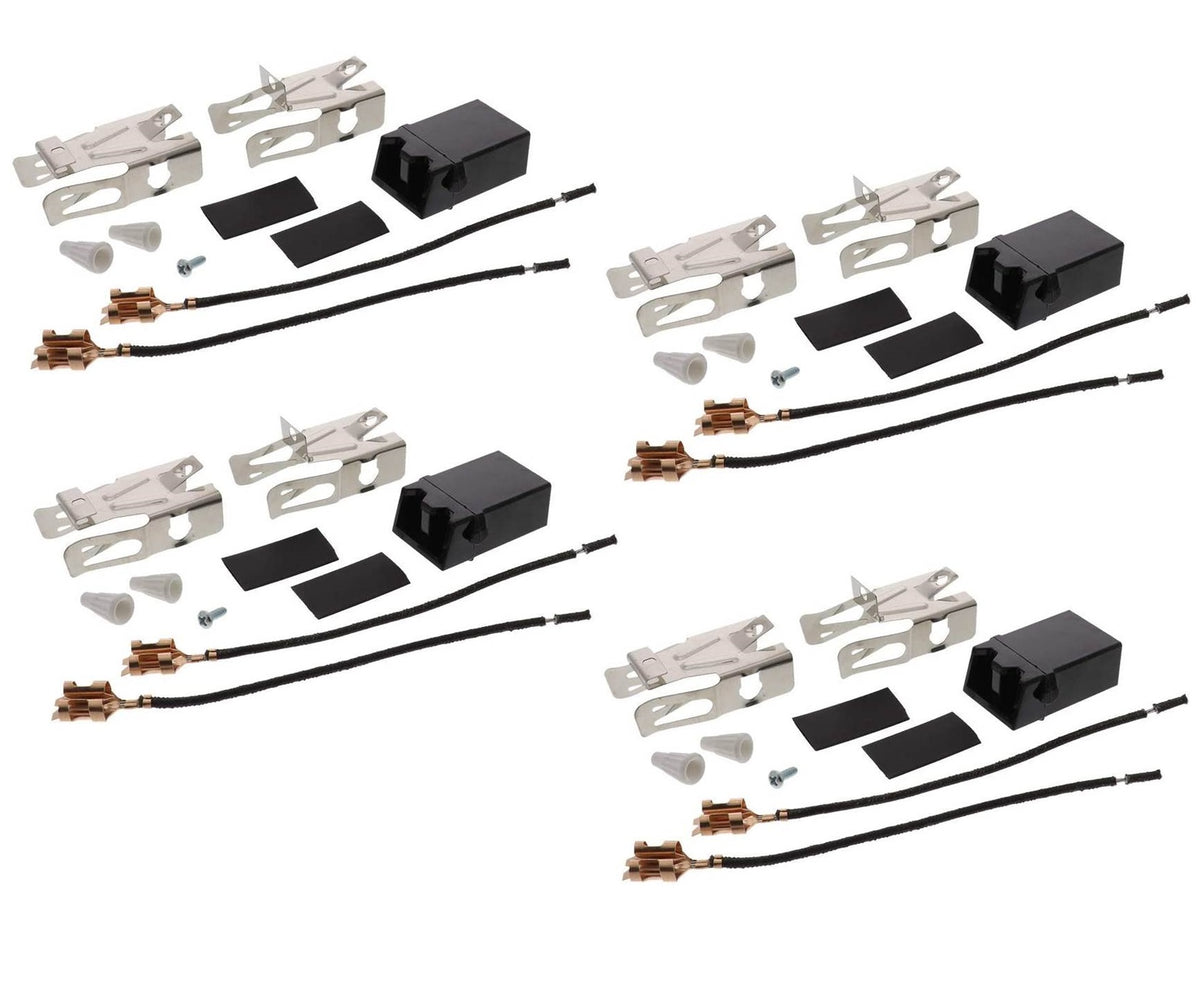 (4 Pack) ERP 330031 Burner Receptacle Kit