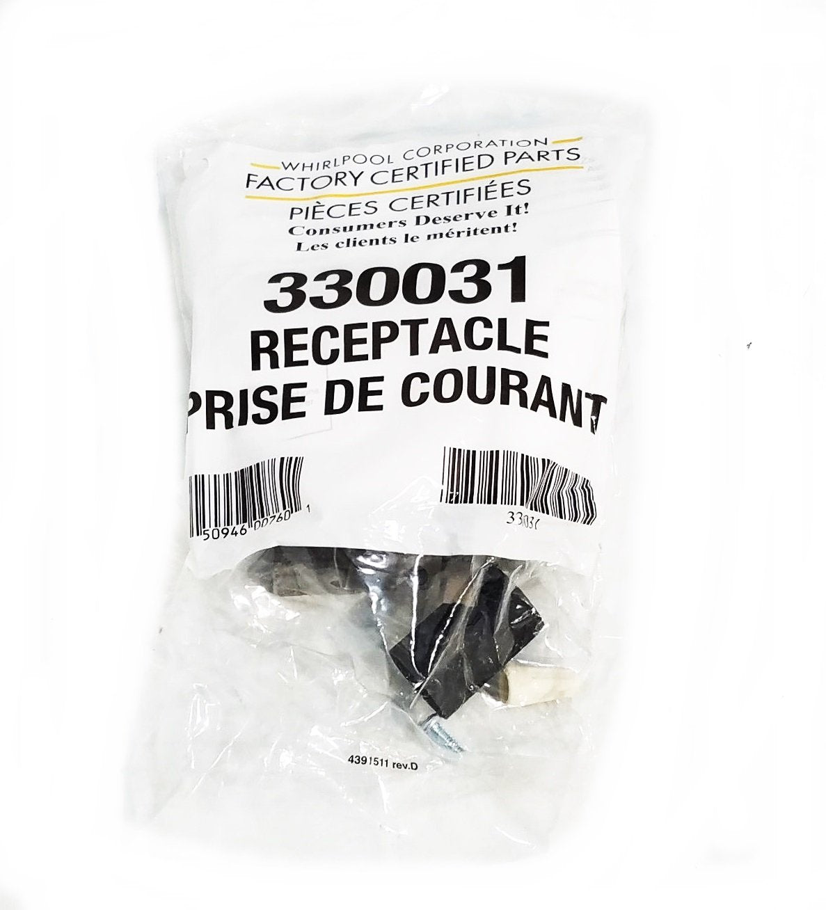 (4 Pack)  330031 Whirlpool Genuine OEM Burner Element Receptacle Kit