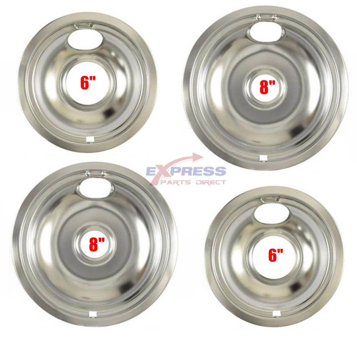 406405RW2-2  |  6" & 8" Steel Drip Bowl Pan