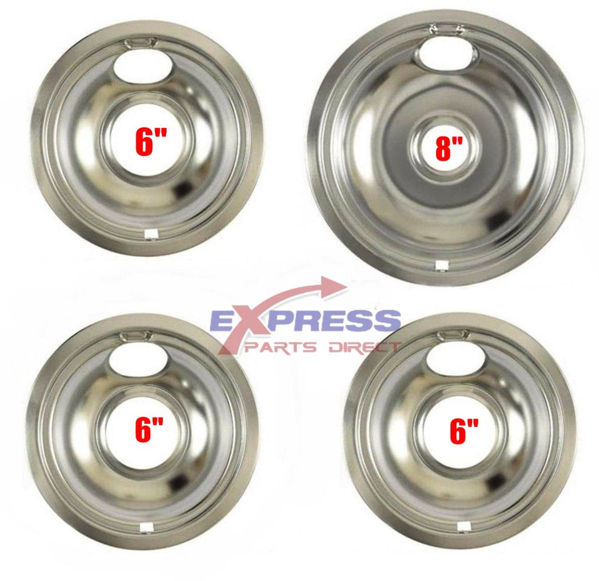 406405RW3-1 |  6" & 8" Steel Drip Bowl Pan