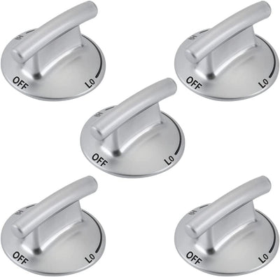 (5 Pack)  7733P410-60CM Surface burner Knob Replaces WP7733P410-60