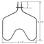 ERP B790 Oven Bake Element Replaces WP308180