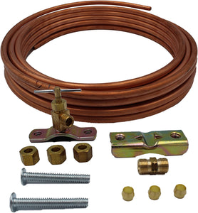 CIM15 Ice Maker (Copper) 15 Feet Copper Tubing and Self Tapping Saddle Valve