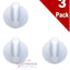 (3 Pack) 134844470CM Washer / Dryer Selector Knob Replaces 134844470
