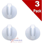 (3 Pack) 134844470CM Washer / Dryer Selector Knob Replaces 134844470