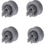 (4 Pack) ER611666 Dishwasher Upper Rack Roller Replaces 00611666