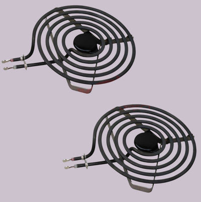 (2 Pack) ERP S58D21 8" Surface Burner Element Replaces WPY04100166, 326789