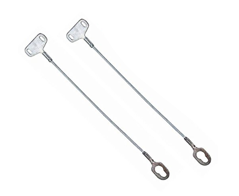 (2 Pack) ERP WD7X14 Dishwasher Door Hinge Cable