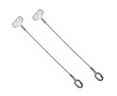 (2 Pack) ERP WD7X14 Dishwasher Door Hinge Cable