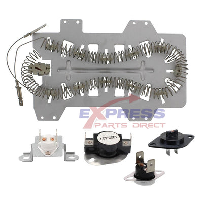 EXPSHT4 Dryer Heater & Thermostat Kit Replaces DC47-00019A, DC47-00018A, DC96-00887C, DC47-00016A, DC32-00007A