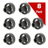 (8 Pack) ERWD12X10231 Dishwasher Lower Rack Roller Replaces WD12X10231