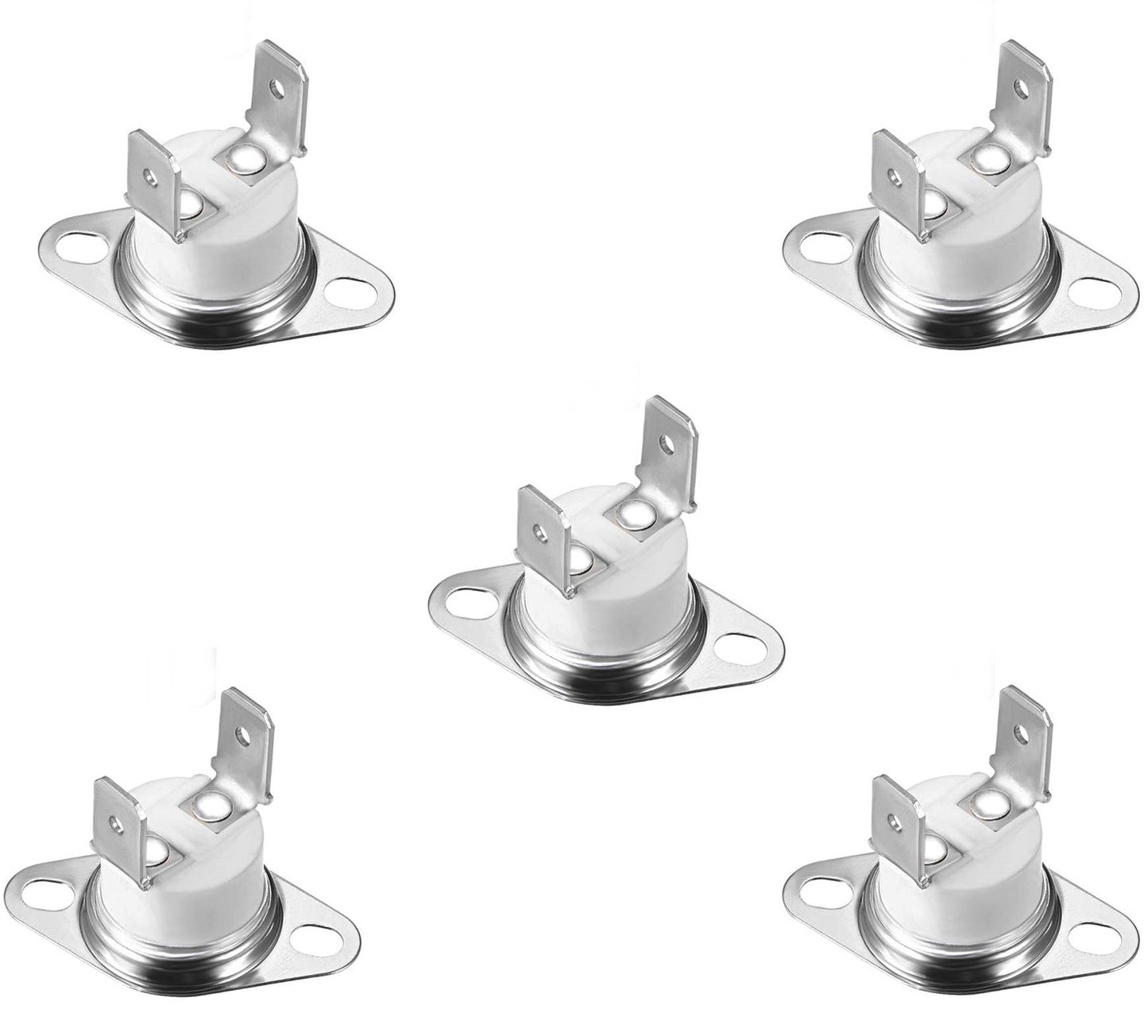 (5 Pack) KSD301-160C (160C, 250V, 10A) Thermostat Temperature Thermal Control Switch