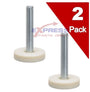(2 Pack) W10001130CM Washer Leveling Leg Replaces WPW10001130