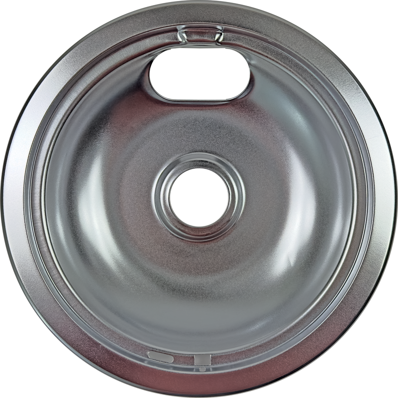 (2 Pack) W10196405CM Large 8" Steel Drip Pan Replaces WPW10196405