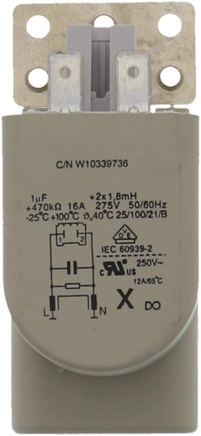 ERP W10367632 Washer Washer Noise Filter Replaces WPW10367632