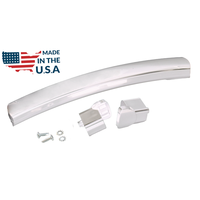 WB15X10276CM Microwave Door Handle Kit (White) Replaces WB15X10276, WB06X10943