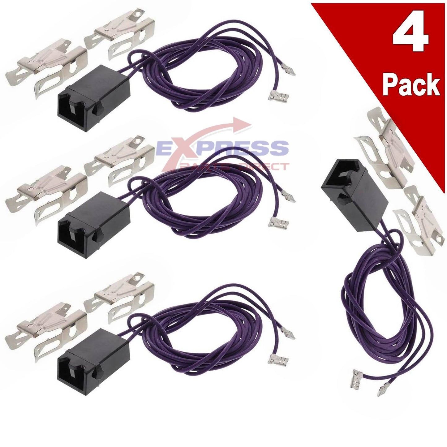 (4 Pack) ERP WB17T10006 Range Surface Element Receptacle