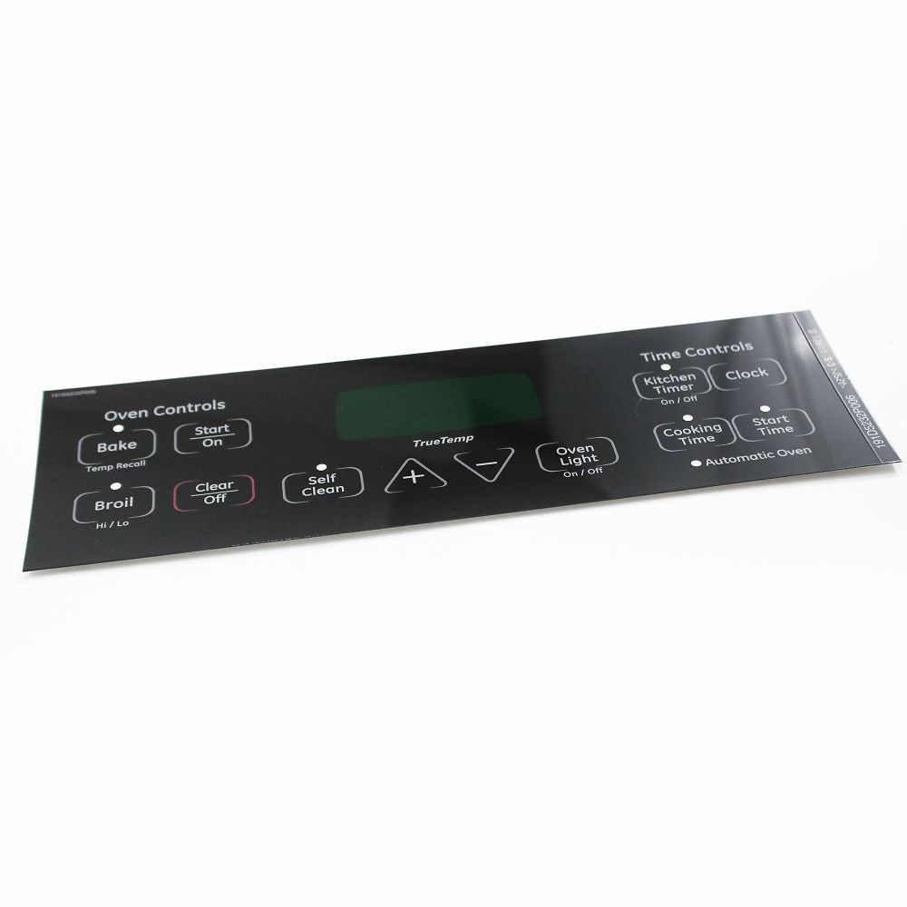 WB27T11005CM Range / Oven Control Overlay (Faceplate) Replaces WB27T11005