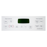WB27T11006CM Range / Oven Control Overlay (Faceplate) Replaces WB27T11006