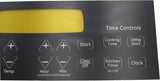 WB27T11229CM Range / Oven Control Overlay (Faceplate) Replaces WB27T11229