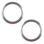 (2 Pack) WB31X5014CM 8" Burner Trim Ring Replaces WB31X5014