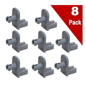 (8 Pack) ERP WD12X10277 Dishwasher Lower Dishrack Roller Axle