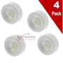 (4 Pack) EXPWD12X271 Dishwasher Lower Rack Front Roller Replaces WD12X271, WP2955-0007