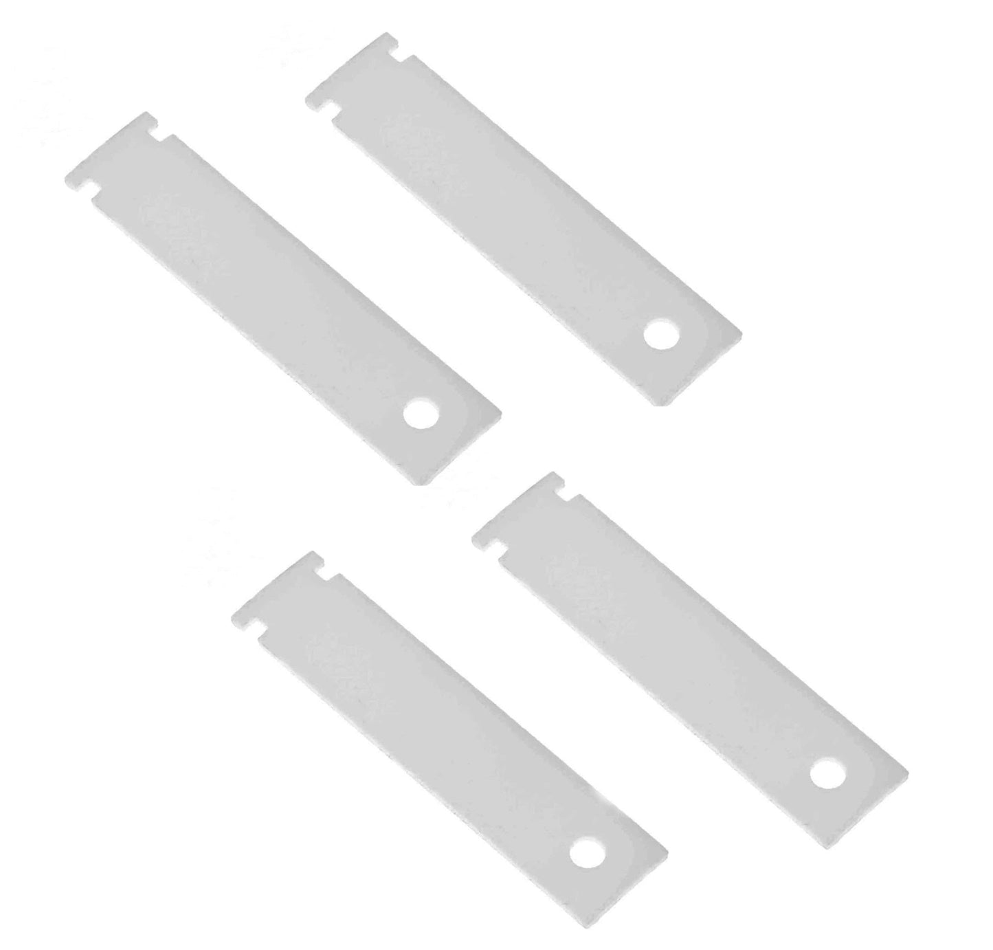 (4 Pack) XPARTCO WE1M1067 Dryer Drum Glide Replaces WE03X37317
