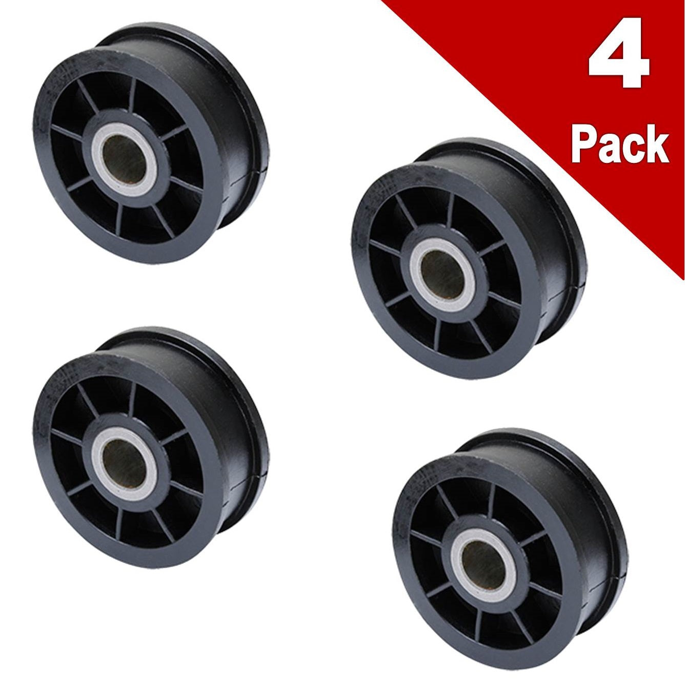 (4 Pack) Y54414CM Dryer Idler Pulley Replaces WPY54414, Y54414
