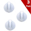 (3 Pack) ER134844413 Frigidaire Washer / Dryer Selector Knob Replaces 134844413