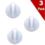 (3 Pack) ER134844413 Frigidaire Washer / Dryer Selector Knob Replaces 134844413