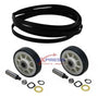 EXP332 Dryer Drum Belt & Drum, Rollers Set Replaces WPY312959, 12001541, WP6-3129480