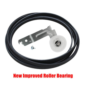 EXP653 Dryer Idler Pulley and Belt Set Replaces 6602-001655, DC93-00634A
