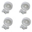 (4 Pack) EXPWD12X10267 Dishrack Roller Replaces WD12X10267