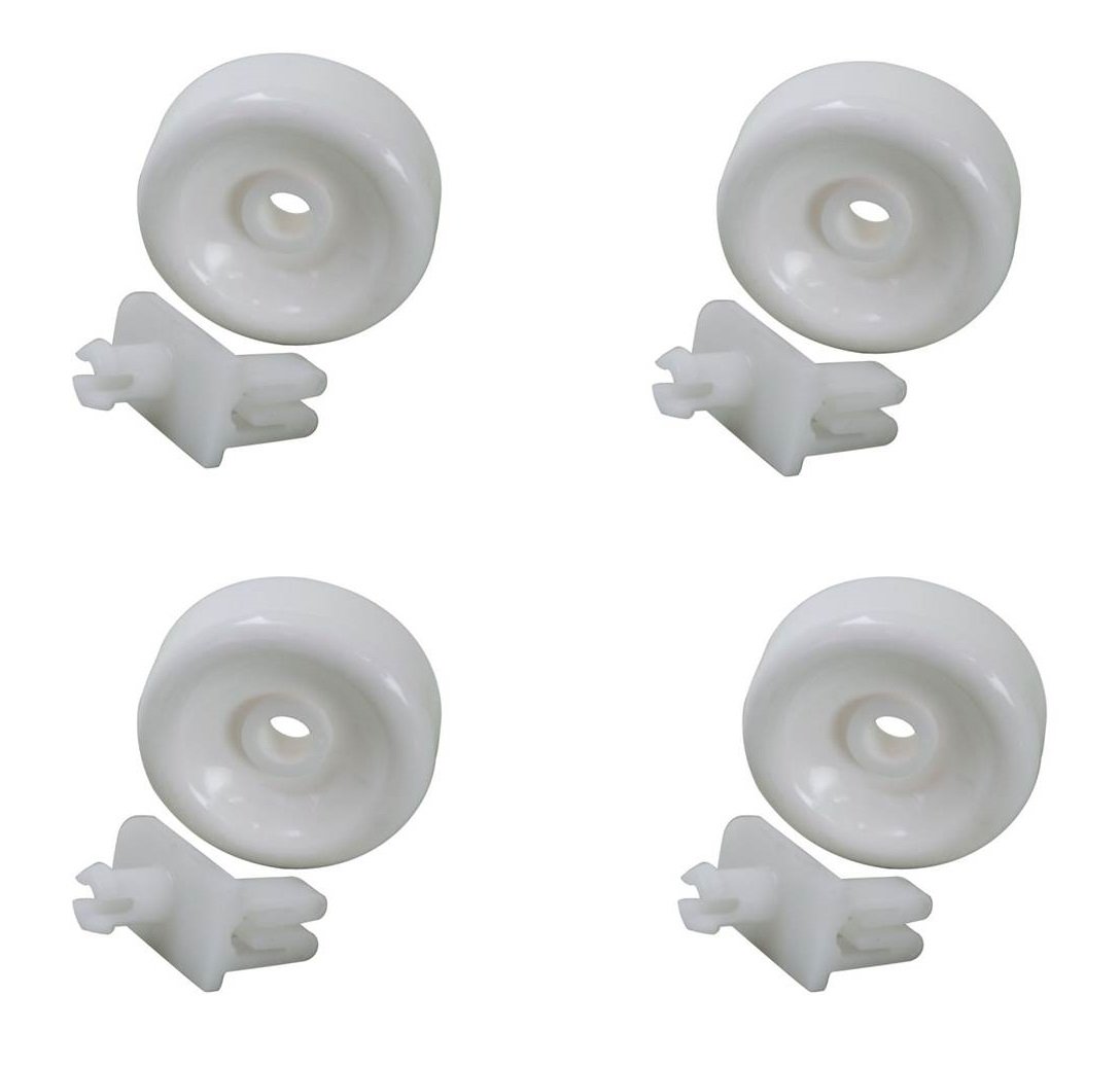 (4 Pack) EXPWD12X10267 Dishrack Roller Replaces WD12X10267
